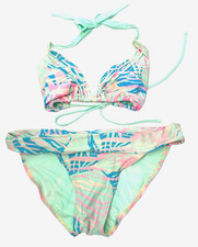 Bikini top triangolo palma