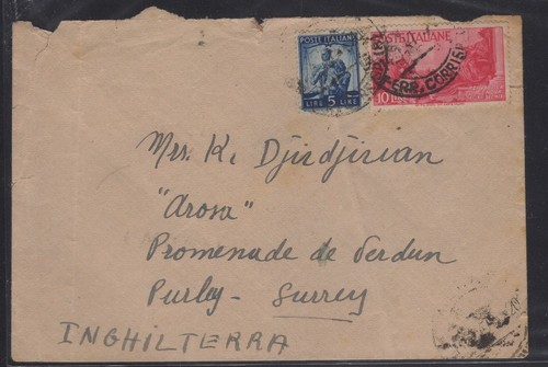 Storia postale lettera per - postale,