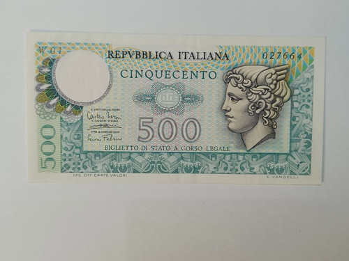 500 lire mercurio 1974 - , serie