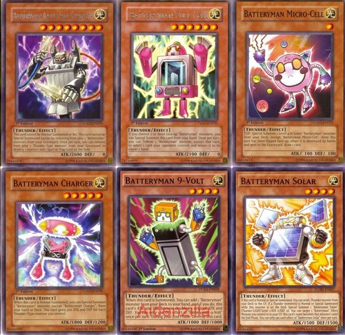 Yugioh batteryman deck - batteryman,