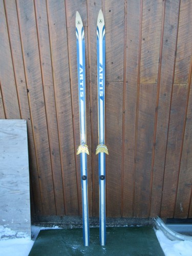 Vecchio set sci legno - set,