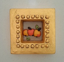 Quadretto da collezione Thun Club 2002 "Autunno" dimensioni 14×14