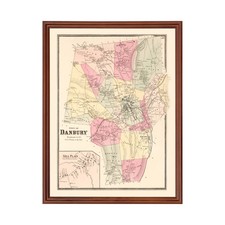 Vecchia mappa della pianura