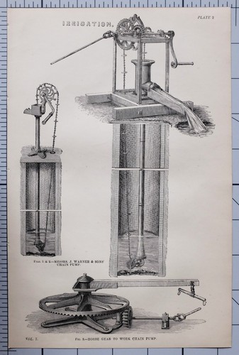 1868 stampa irrigazione - 1868,