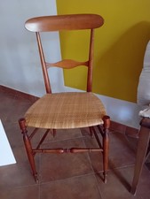 sedie in legno vintage. N. 4 sedie chiavarine  modello Campanino 