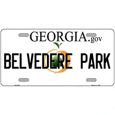 Insegna in metallo Belvedere