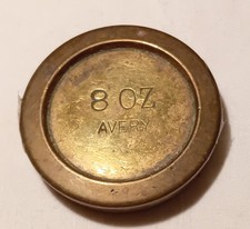 Peso Inglese Originale In Ottone Per Bilancia Postale