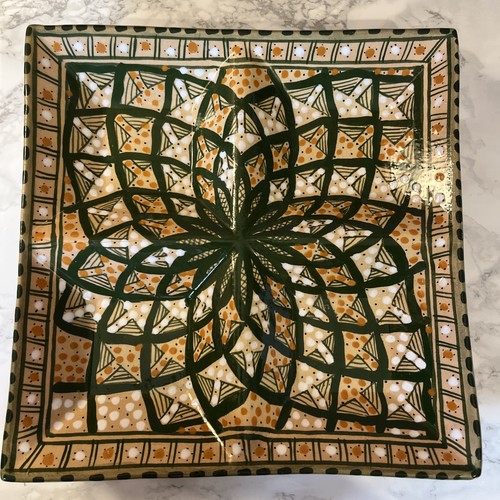 Piatto quadrato ceramica