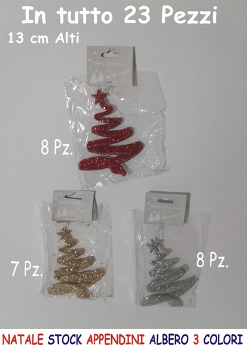 Natale appendini alberello - alberello, 13