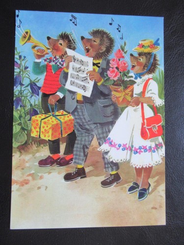 Cartolina mecki riccio - mecki,,