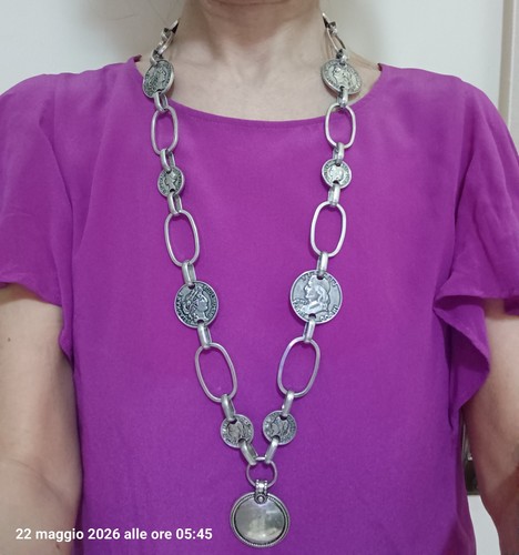Collana con maglie ovali