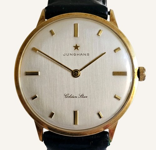 Vintage junghans golden star - golden,