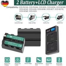 2 pezzi NP-F550 batteria