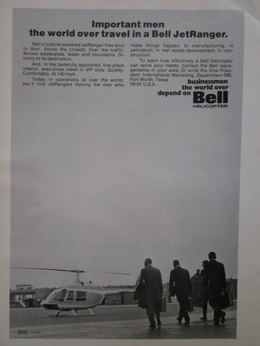 1974 pub bell helicopter - 3/1974,