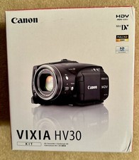 Kit videocamera Canon Vixia HV30 solo scatola + buste e borse spedizione di fabbrica