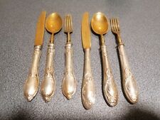 2 Set posate argento 800/1000 Solingen Set Misto (Lui/lei Dimensioni Diverse) 