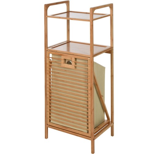 Mensola bagno bambù 40 - mensola, bambù,