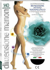 calze autoreggenti elastiche manon 140 denari compressione graduata forte