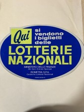Adesivo Vintage Lotterie