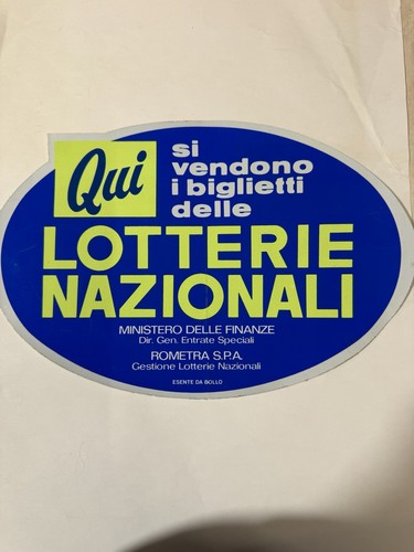 Adesivo vintage lotterie - vintage,