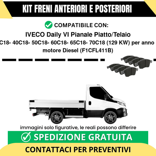 Pastiglie freno ant post - ant, +
