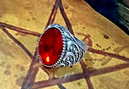 Anello stregone aghori mantrik - anello,