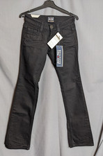 JEAN PAUL GAULTIER JEANS VINTAGE DONNA DENIM NERO TAGLIA 26