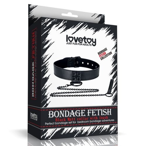Collare guinzaglio bondage - collare,