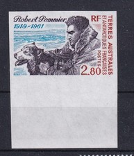 TAAF Antartide Francese 1994 Mi 321 ** non dentellato MNH cani dog Robert Pommier