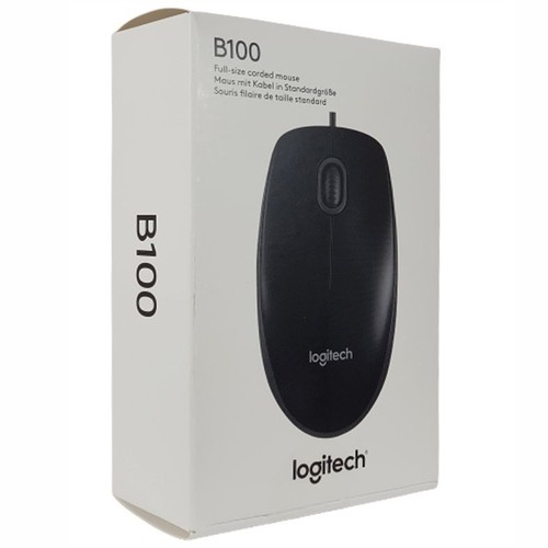 Logitech b100 mouse ottico con - mouse,
