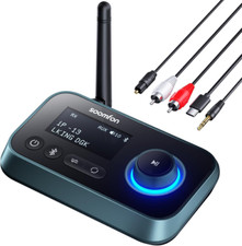 Trasmettitore Ricevitore Adattatore Audio Bluetooth 5.0 con Cavi... 