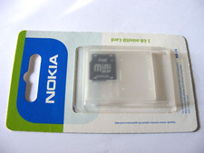 Scheda Mini SD 1 GB (scheda MiniSD 1 GB) NOKIA nuova