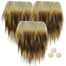 3 set di oggetti di scena per barba da fai da te