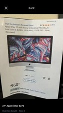 2016 Apple  iMac 21.5" Intel