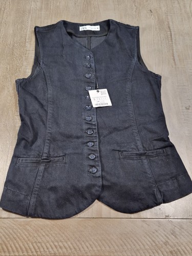 Gilet gilet aderente denim