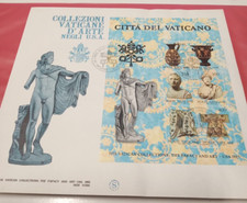 Vaticano busta primo giorno collezioni vaticane arte negli USA