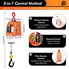 Verricello elettrico portatile