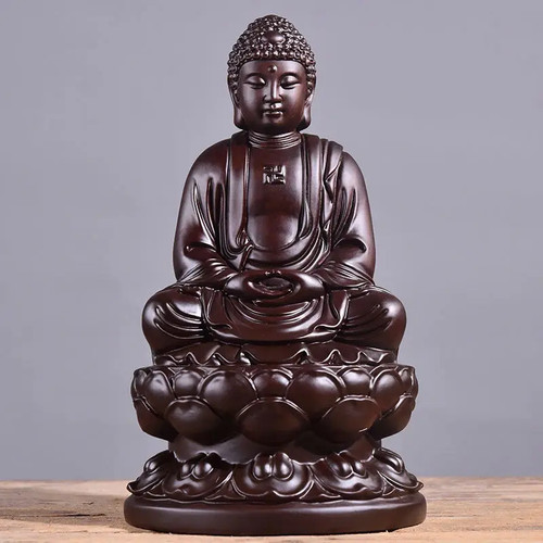 Sandalwood buddha statue wood - buddha,