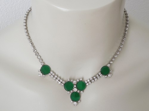 Collana vintage argentato - collana,
