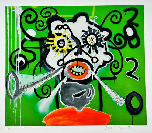 Paul kostabi giclée - 🎨,