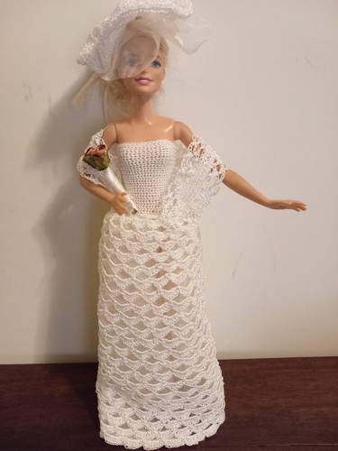 Abito sposa per bambola - abito, da