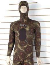 GIACCA MUTA SUB MIMETICA PESCA APNEA 5 o 7 mm FODERATO