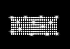 Strisce strass 9x3,3