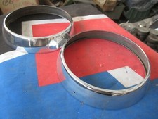 Alfa Romeo Giulietta Spider - Coppia ghiere fanali orig CARELLO - Ricambio usato