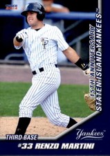 Carta Baseball 2014 Staten