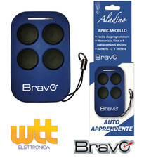 Bravo Telecomando Universale Radiocomando Aladino 433Mhz - Codice Fisso