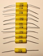 10 CONDENSATEURS AUDIO MKP 0,1µF - 630 V 
