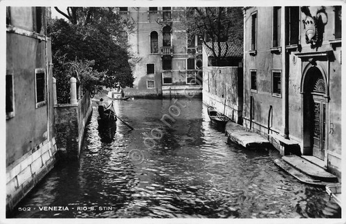 Cartolina venezia rio stin - cartolina,