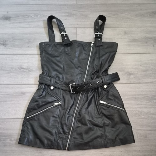 Mini abito biker zara - mini, nero