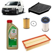 Kit tagliando 4 filtri + 5L